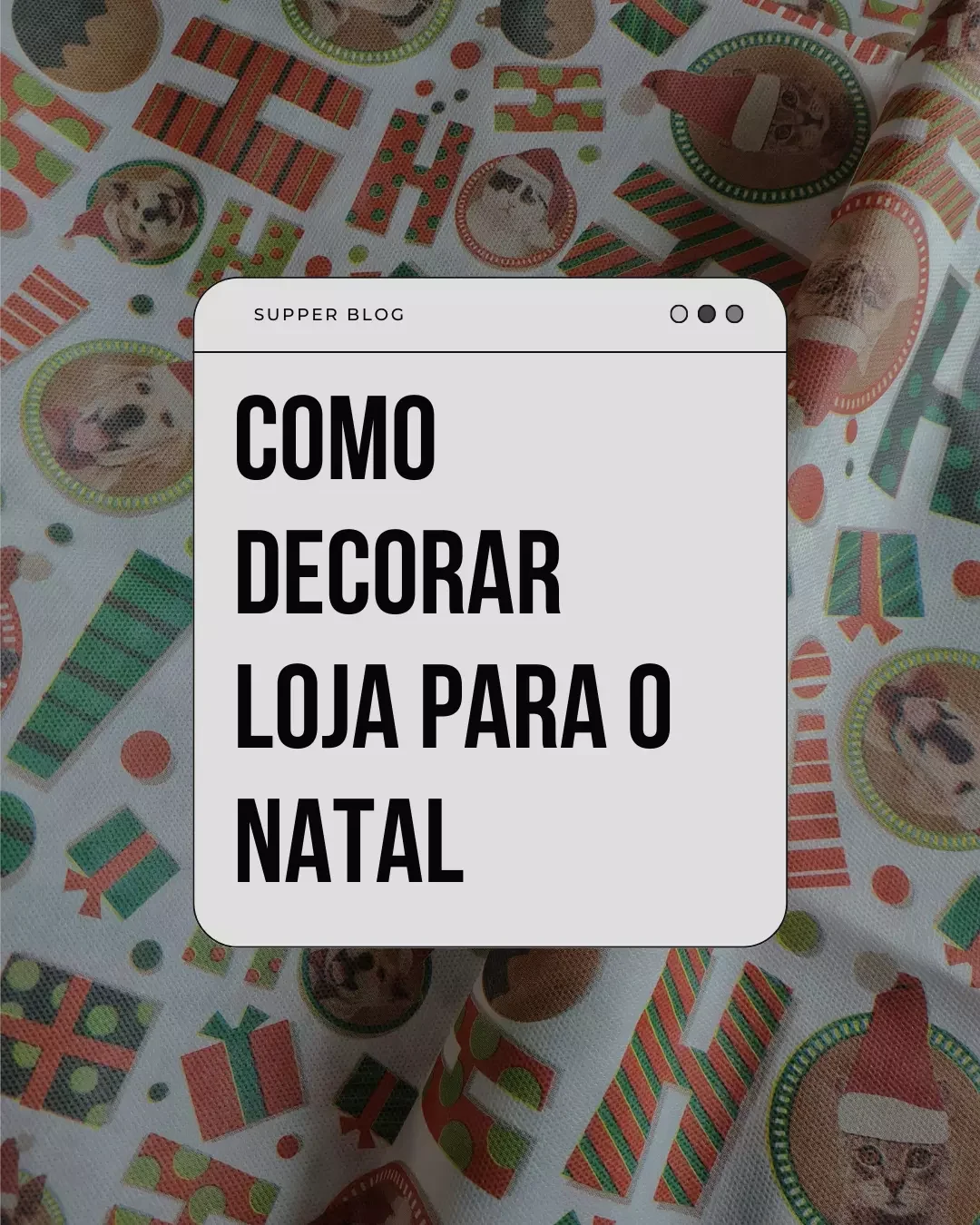 Como decorar loja para o natal